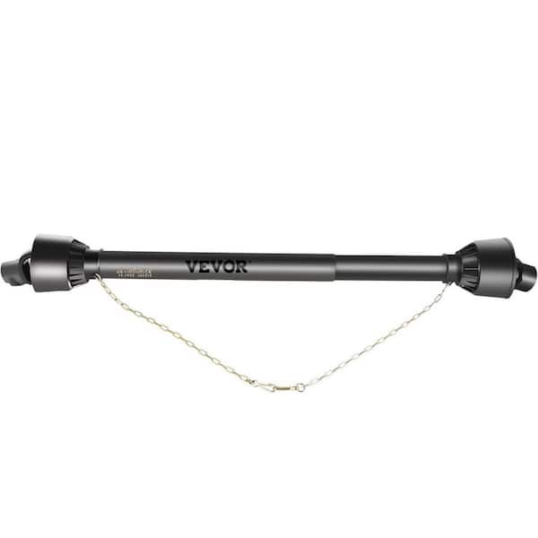 VEVOR PTO Drive Shaft 1-3/8 in. PTO Driveline Shaft 30 in. to 39 in. 6 Spline Tractor End Round End for Mower Brush Hog