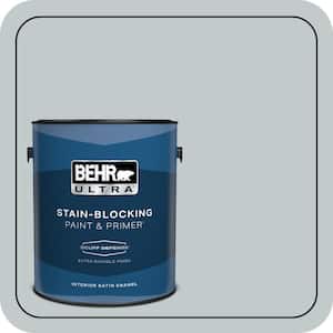 1 gal. #730E-3 River Rock Extra Durable Satin Enamel Interior Paint & Primer