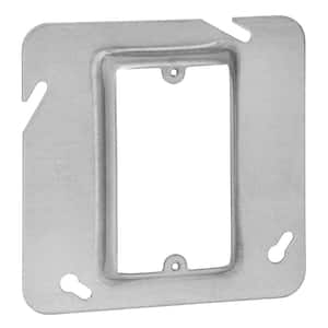 4-11/16 in. Square Single-Gang Device Cover with 1/2 in. Raised