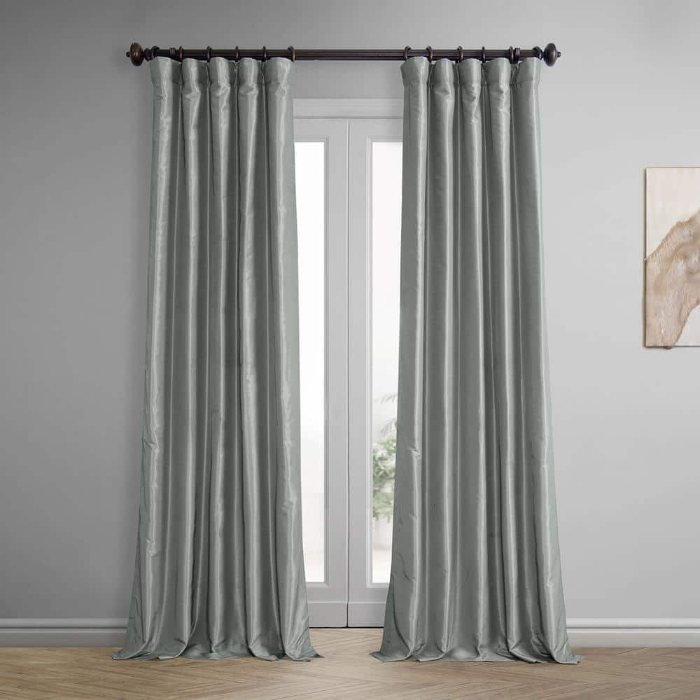 Exclusive Fabrics & Furnishings Gray Extra Wide Rod Pocket