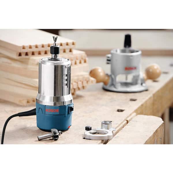 Bosch 1617EVSPK 12 Amp 2-1/4 in. Corded Peak Variable Speed Plunge and Fixed Base Router Kit with Hard Case - 2