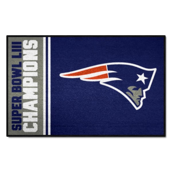 2.5' x 6' NFL New England Patriots Rectangular Area Throw Rug