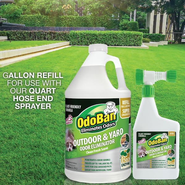 ZERO ODOR 128 oz. Multi-Purpose Odor Eliminator Air Freshener Spray  (4-Pack) GL1128004C - The Home Depot