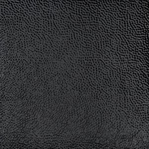 Shanko Satin Black 2 ft. x 2 ft. Decorative Tin Style Nail Up Ceiling Tile (48 sq. ft./Case)