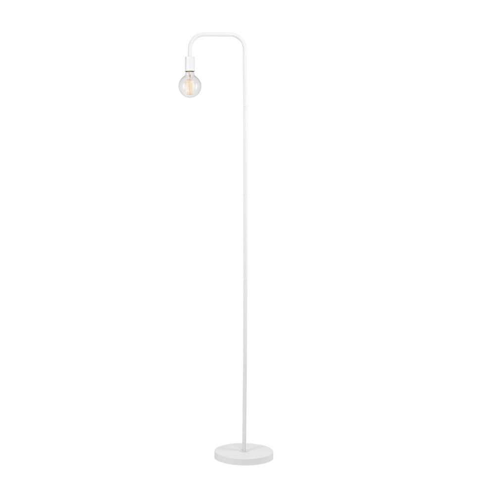 Holden 70 in. Matte White Floor Lamp