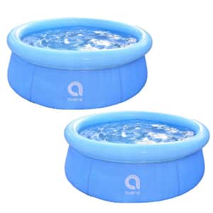 5.5 ft. Round 20 in. D Inflatable Pool Set (2-Pack)