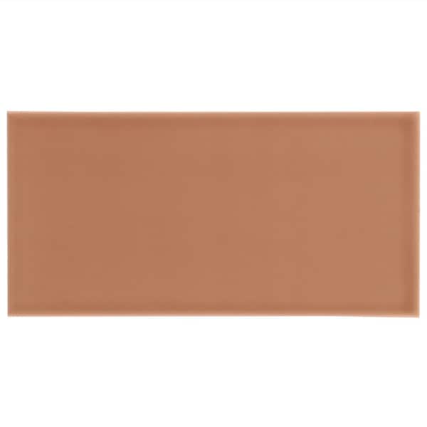 Ivy Hill Tile Stacy Garcia Tori Terracotta 3.93 in. x 0.31 in. Matte Ceramic Wall Tile Sample