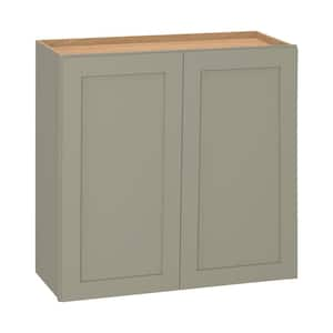 Westfield Dusk Gray Shaker Stock Assembled Wall Kitchen Cabinet (30 in. W x 12 in. D)