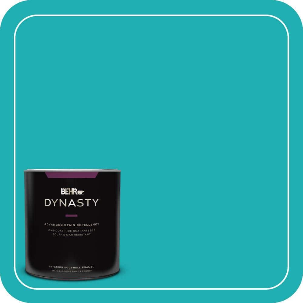 1 qt. Home Decorators Collection #HDC-SP16-06 Larkspur Blue Eggshell Enamel Interior Stain-Blocking Paint & Primer price history on PriceWatchPro