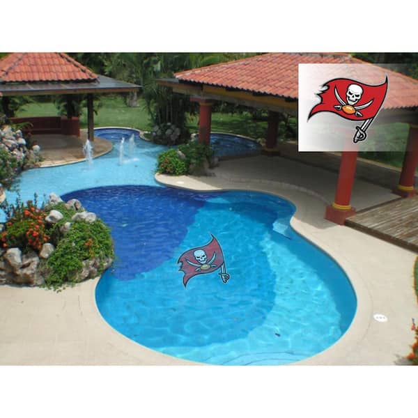 Applied Icon NFL Tampa Bay Buccaneers 59 in. x 59 in. Large Pool Graphic