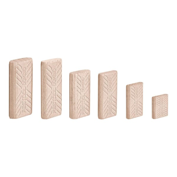 Angel Sar 0.2 in. x 0.75 in. x 1.2 in. Professional Carpenter Beech Wood Construction Connectors, Wood Joint Connectors (300-Pack)