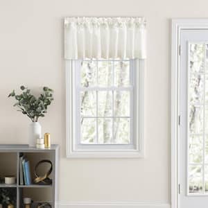 Classic 15 in. Polyester/Cotton Tailored Valance in Natural