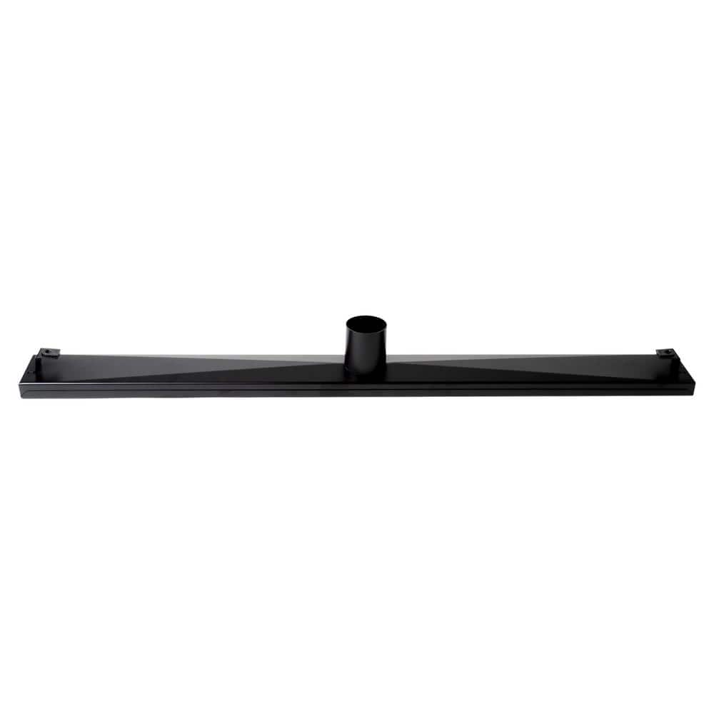 32'' Black Matte Stainless Steel Linear Shower Drain