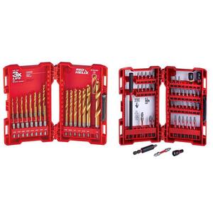 SHOCKWAVE Impact Duty Titanium Drill Bit and SHOCKWAVE Impact Duty Steel Driver Bit Set (68-Piece)