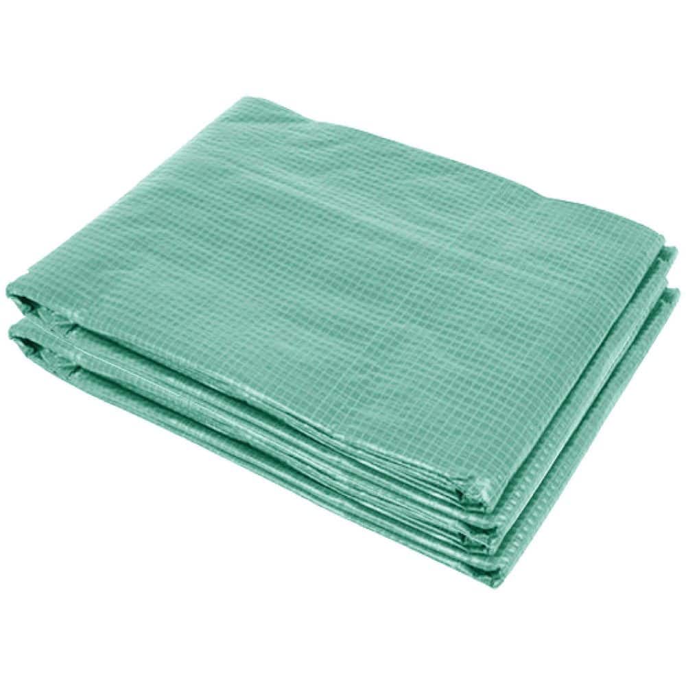118 in. W x 78.7 in. D x 78.7 in. H Green Plastic Waterproof Greenhouse Cover Replacement with 6-Windows, Door price history on PriceWatchPro