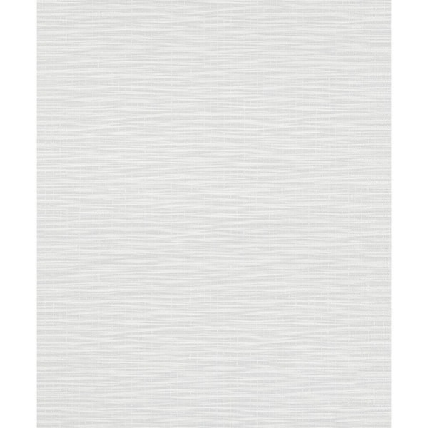 Unbranded Textured Weave Grey Matte Finish Vinyl on Non-Woven Non-Pasted Wallpaper Roll