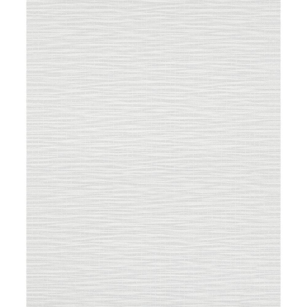 Textured Weave Grey Matte Finish Vinyl on Non-Woven Non-Pasted Wallpaper Sa
