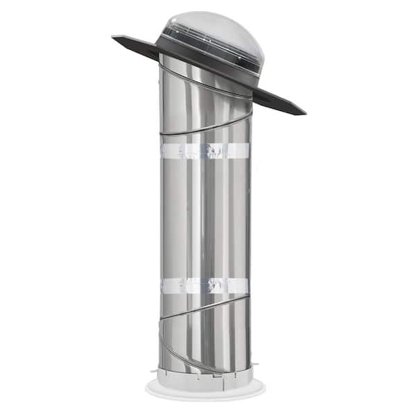 VELUX 10 in. Acrylic Dome Sun Tunnel Skylight with Rigid Tube and Low Profile Flashing