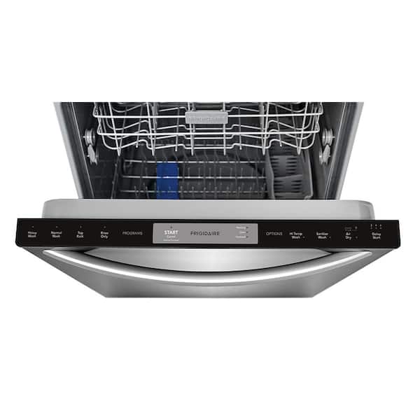 Frigidaire 24 In. in. Top Control Built-In Tall Tub Dishwasher in Stainless  Steel with 4-Cycles, 54 dBA FFID2426TS - The Home Depot