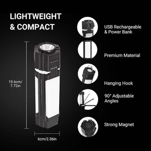Amazon.com: Civikyle 1-Pack Folding Solar LED Camping