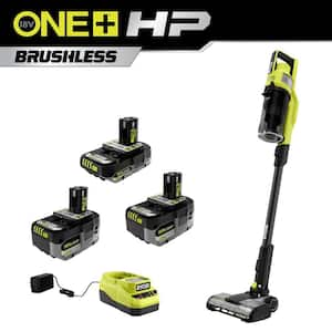 ONE+ 18V HIGH PERFORMANCE Kit w/ (2) 4.0 Ah Batteries, 2.0 Ah Battery, Charger, & ONE+ HP Brushless Stick Vacuum