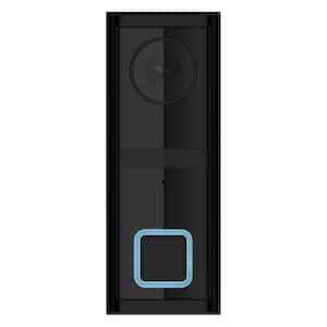 Wired Smart Video Doorbell with Camera and 2-Way Communication, Black