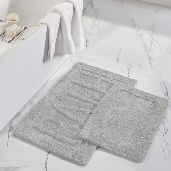 Dark Ivy Grid-Texture Cotton Kitchen Towels, 2-Pack