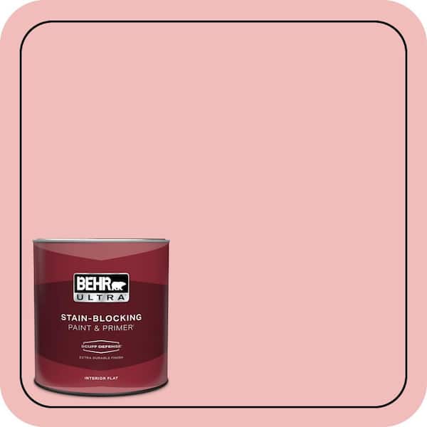 BEHR ULTRA 1 qt. #CE-01 Alpenglow Extra Durable Flat Interior Paint & Primer