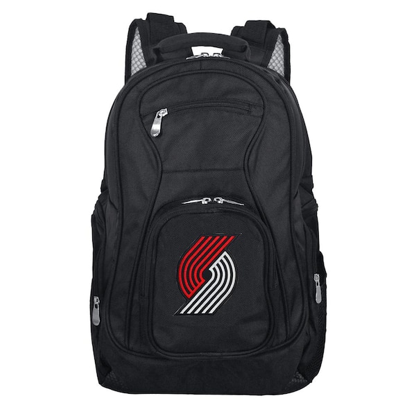 Denco NBA Portland TrailBlazers Black Backpack Laptop