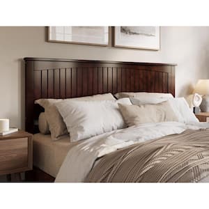 AFI Madison Light Toffee Natural Bronze King Solid Wood Panel Headboard ...