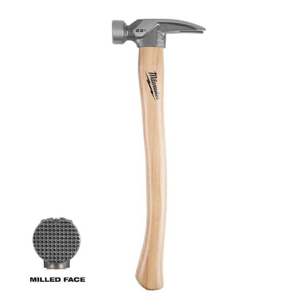 23 oz. Milled Face Hickory Handle Framing Hammer