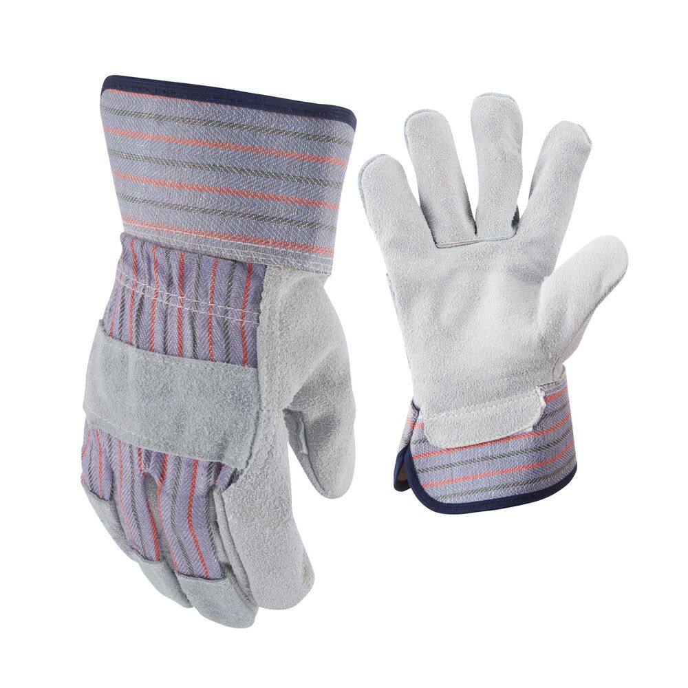 Large Suede Leather Palm General Purpose Gloves (2-Pack) price history on PriceWatchPro