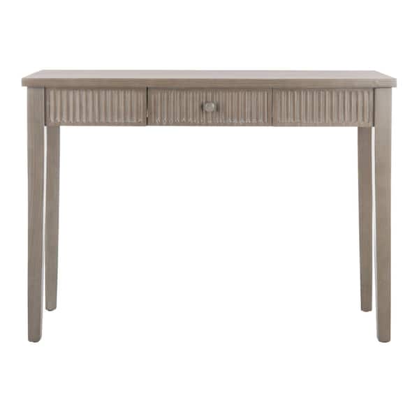 SAFAVIEH Beale 44 in. 1-Drawer Gray Console Table