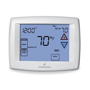Touchscreen 7-Day Programmable Thermostat with Humidity Control