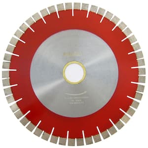 14 in. Bridge Saw Blade with V-Shaped Segment for Granite Cutting