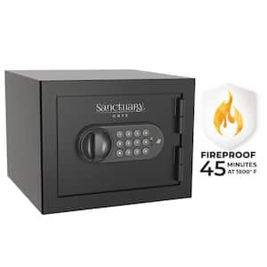 Onyx 0.5 cu. ft. Fireproof Home and Office Safe with Electronic Lock, Matte Black