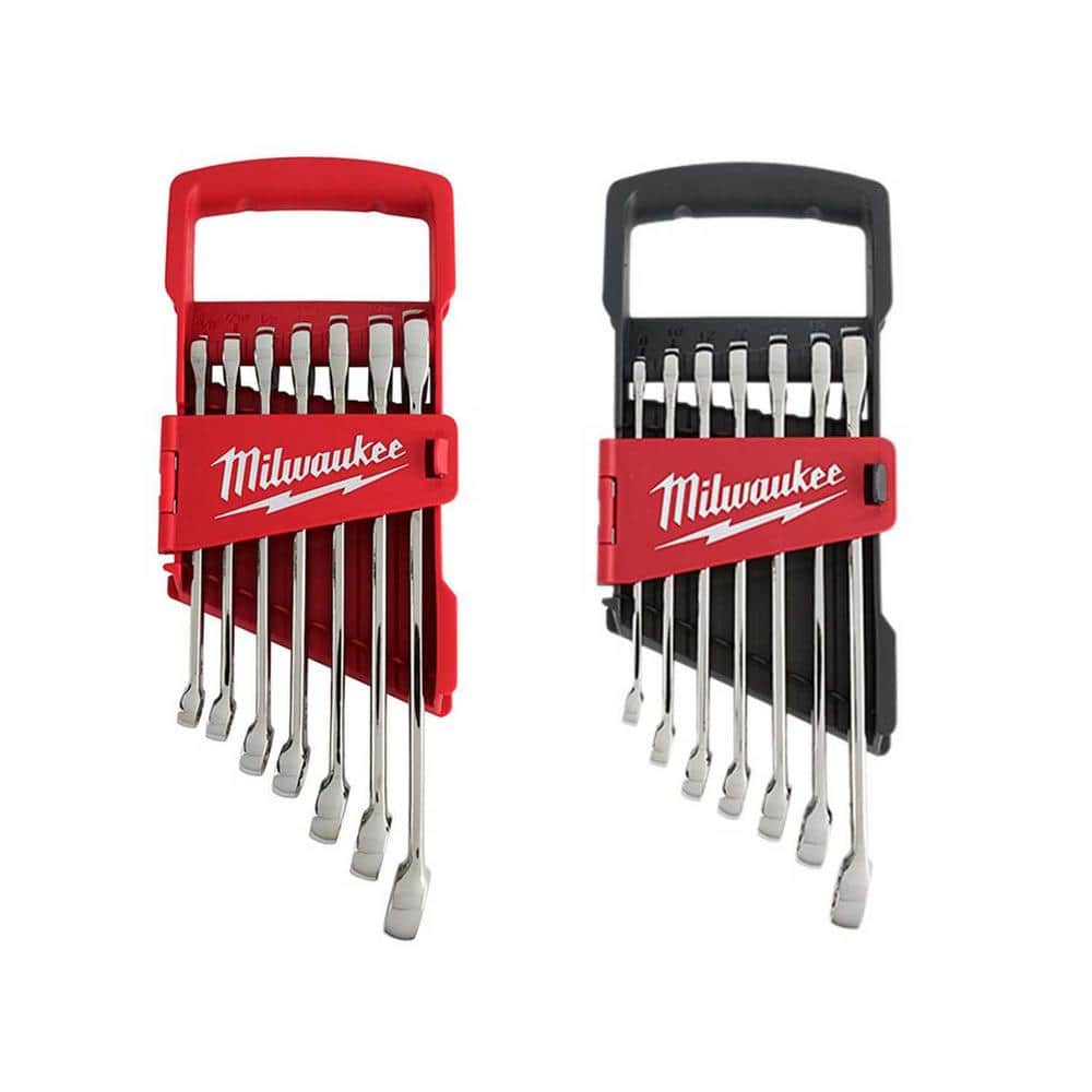 Details about   Milwaukee Max Bite Combination Wrench Set SAE and Metric Combo 14 Piece