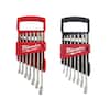 Milwaukee SAE and Metric Combination Wrench Mechanics Tool Set (14-Piece) 48-22-9407-48-22-9507