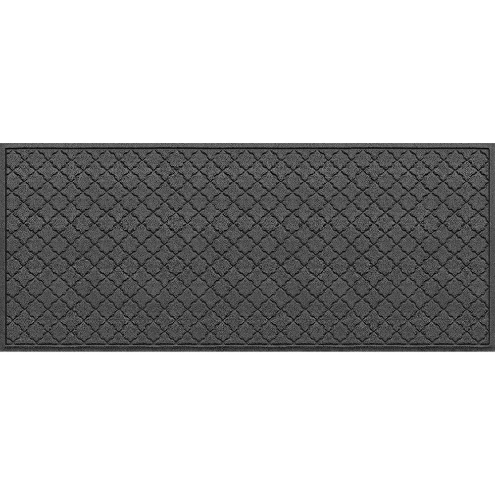 WaterHog Cordova Charcoal 35 in. x 85 in. PET Polyester Door Mat price history on PriceWatchPro