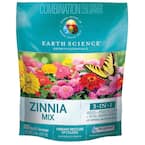 2 lbs. Zinnia All-In-One Wild Flower Mix with Seed, Plant Food and Soil Conditioners