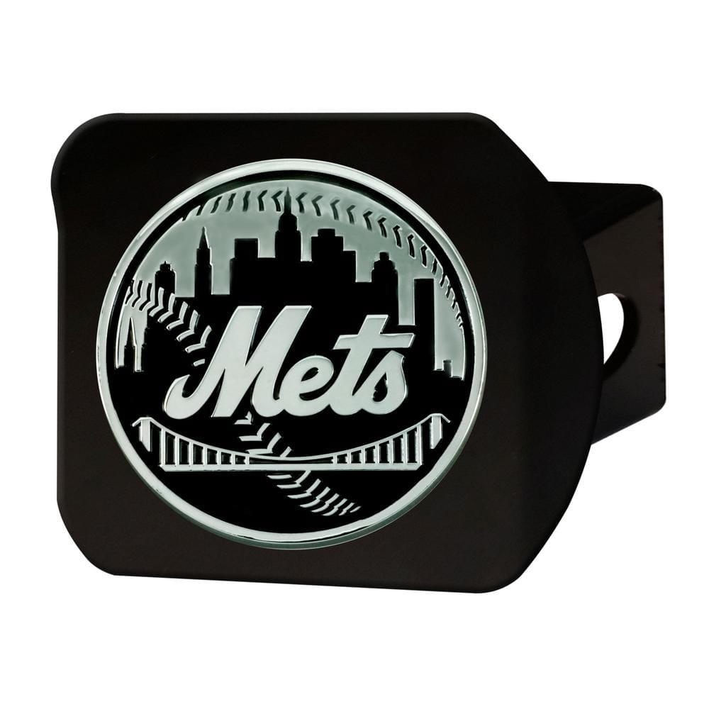 FANMATS MLB - New York Mets Hitch Cover in Black 26645 - The Home Depot