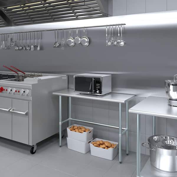 Stainless Steel Work Table Food Prep Worktable Restaurant Supply 18" X 48" NSF Approved