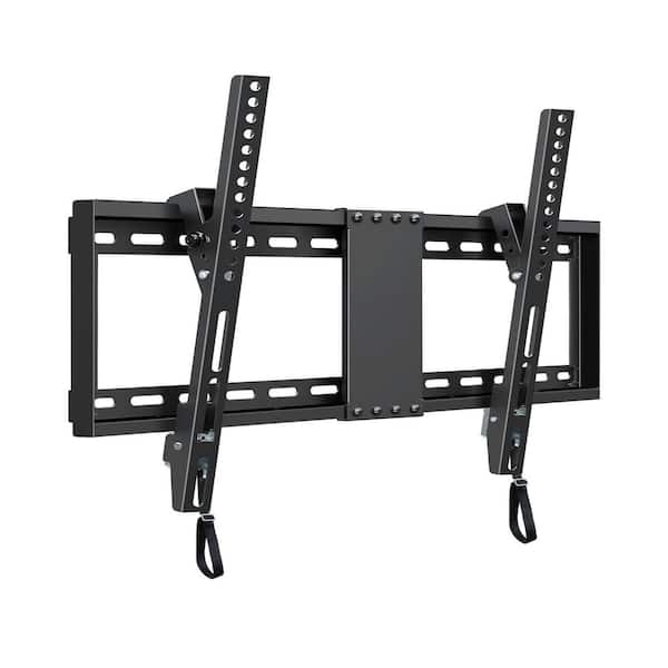 Universal Tilt TV Wall Mount Bracket for 37-75 in Low Profile Flat Space Saving Fits 16 18 24 Studs 132lbs Max VESA