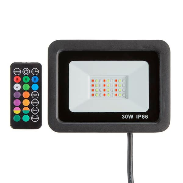30-Watt Multi-Colored LED Floodlight