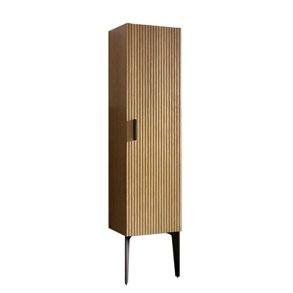 13.79 in. W x 11.82 in. D x 57.92 in. H Multi-Colored Particle Board and MDF Wall Mount Striped Linen Cabinet price history on PriceWatchPro