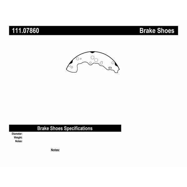Centric Parts Drum Brake Shoe