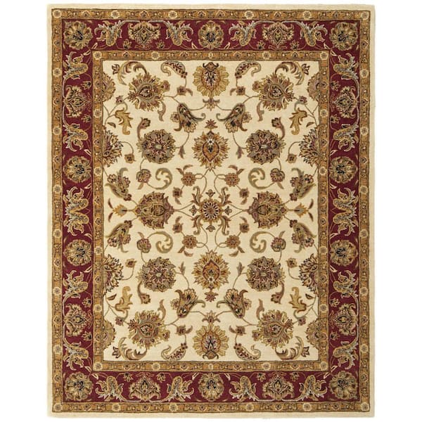 Gold 8 x 10 ft. Tufted Oriental Rectangle Indoor Area Rug