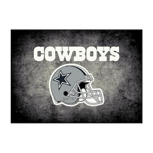 DALLAS COWBOYS 6 ft. X 8 ft. DISTRESSED RUG