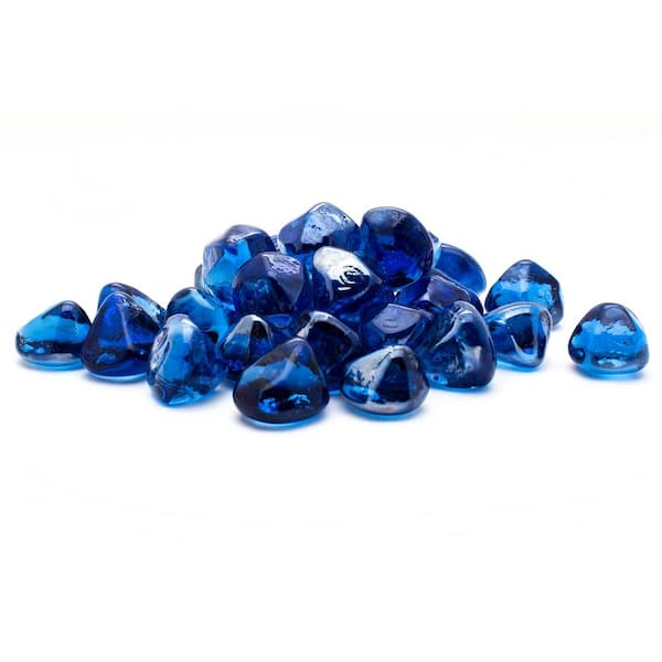 Margo Garden Products 3 lbs. Cobalt Blue Diamond Decorative Glass