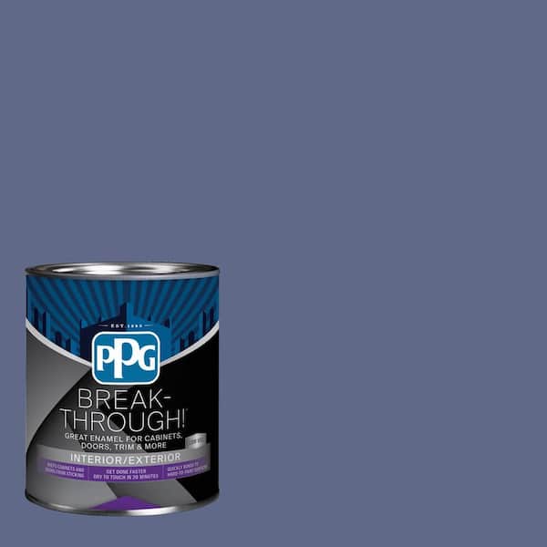 Break-Through! 1 qt. PPG1168-6 Grape Haze Satin Door, Trim & Cabinet Paint